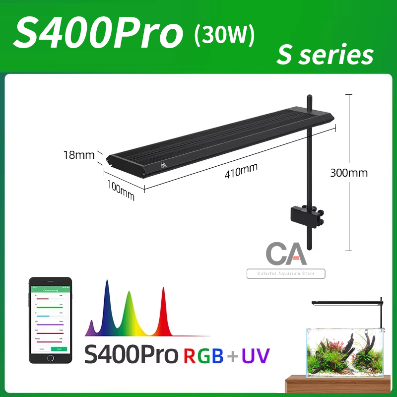 Aquarium Plant Growing - WEEK AQUA S Series RGB+UV Full
