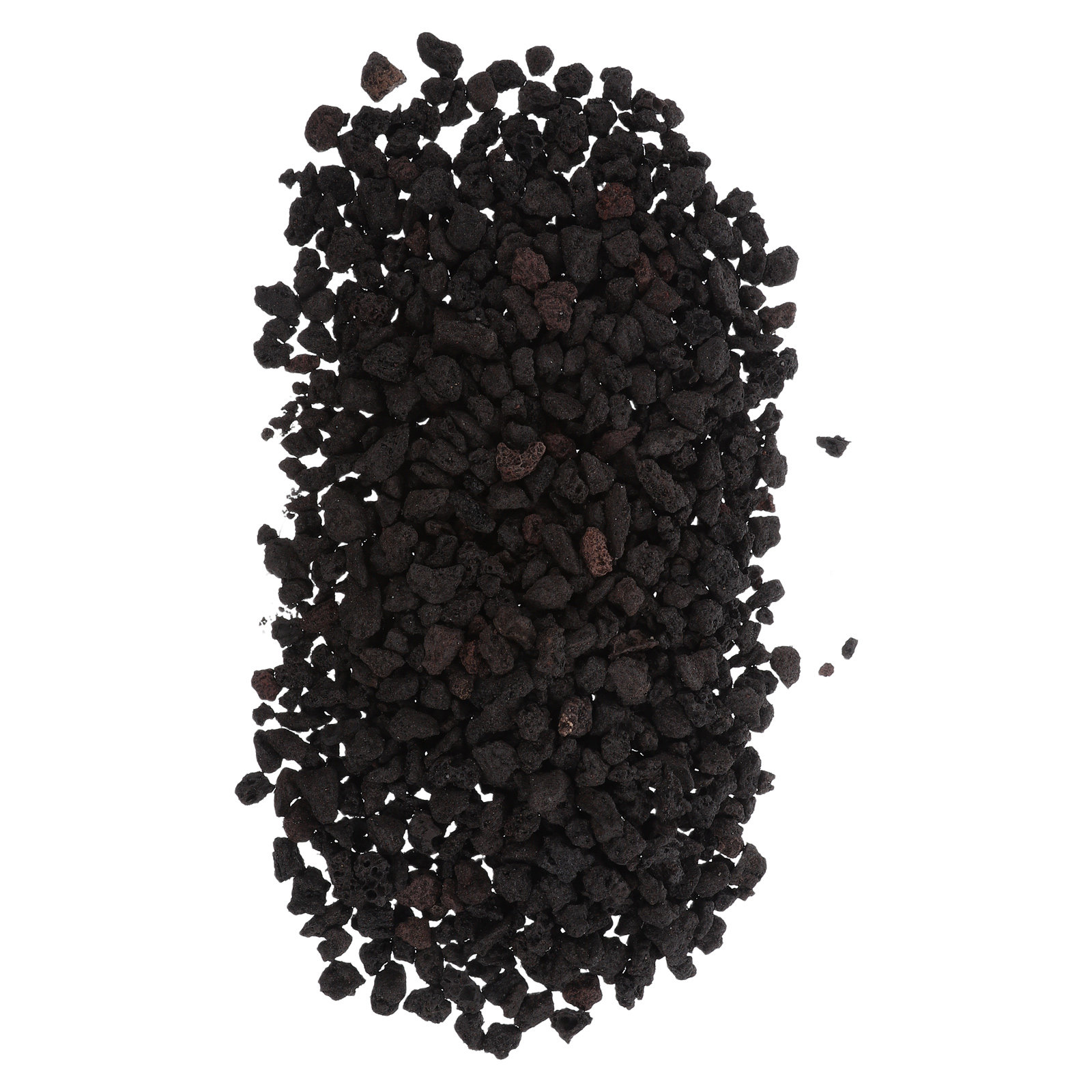 Planted Aquarium With Gravel - 1Pack Black Volcanic Rock 2.2lbs Natural