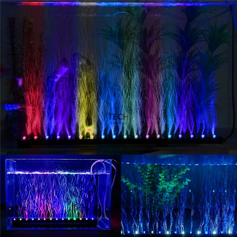 Aquarium Planted Tank Light - Aquarium Fish Tank Underwater Submersible Air