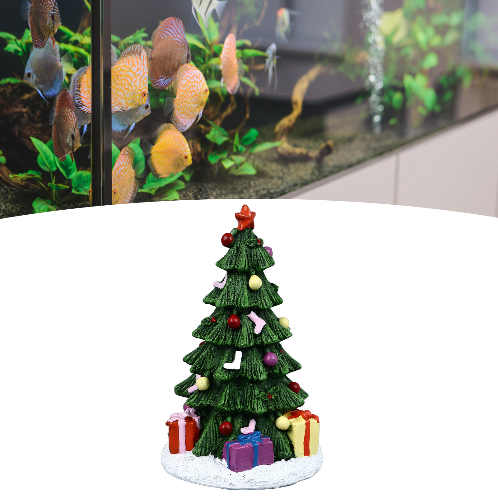 ZK20 Christmas Fish Tank Ornam - огляд і ціна Aquarium Plant Growing