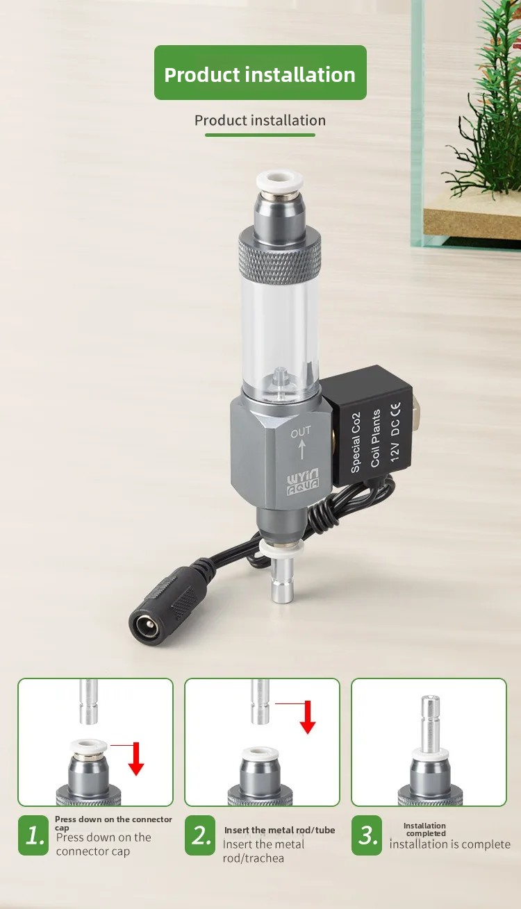 Aquarium CO2 Solenoid Valve Bu - огляд і ціна Planted Aquarium Co2