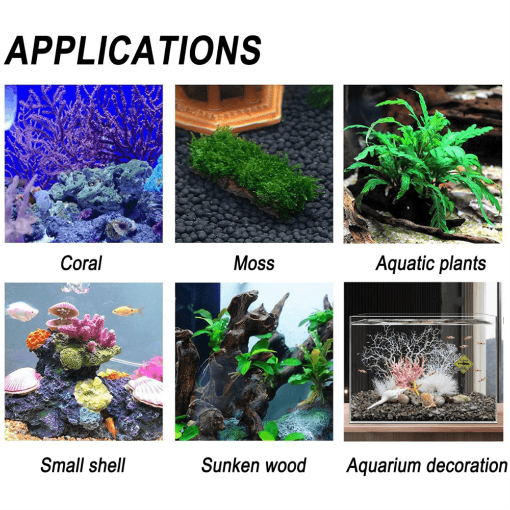 Aquarium Glue Instant Adhesive - огляд і ціна Aquarium Plant Glue Gel