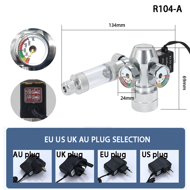 New DIY Aquarium CO2 Regulator - огляд і ціна Planted Aquarium Co2