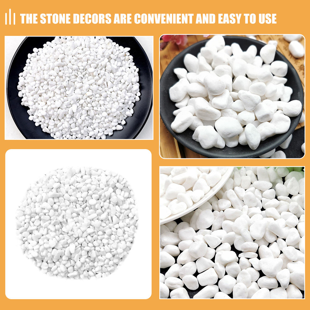 1Set White Small Stones Decora - огляд і ціна Planted Aquarium With Gravel