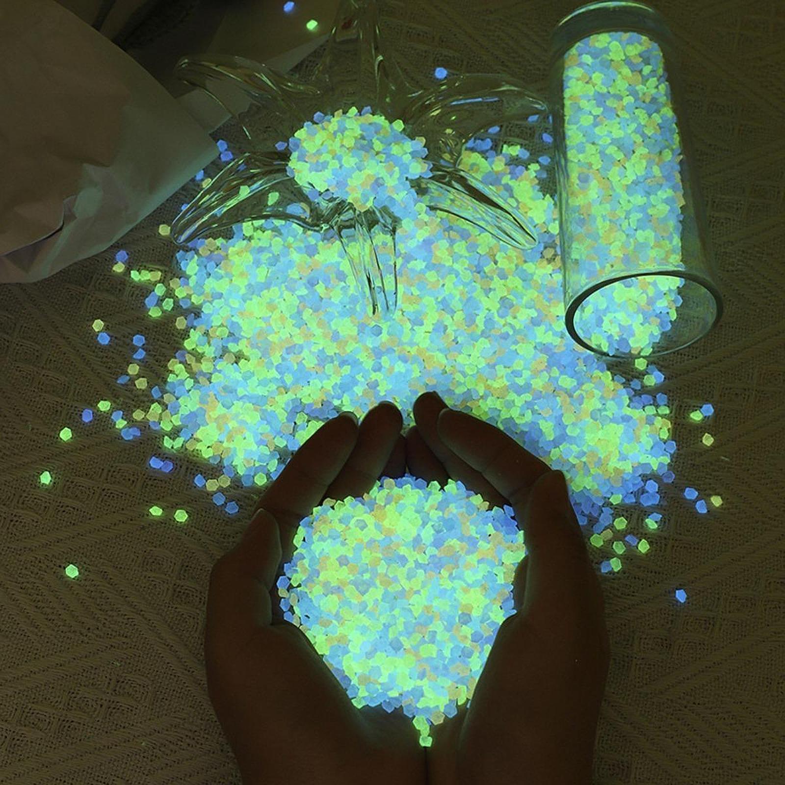 3-5mm Glow in A Dark Pebbles S - огляд і ціна Planted Aquarium With Sand