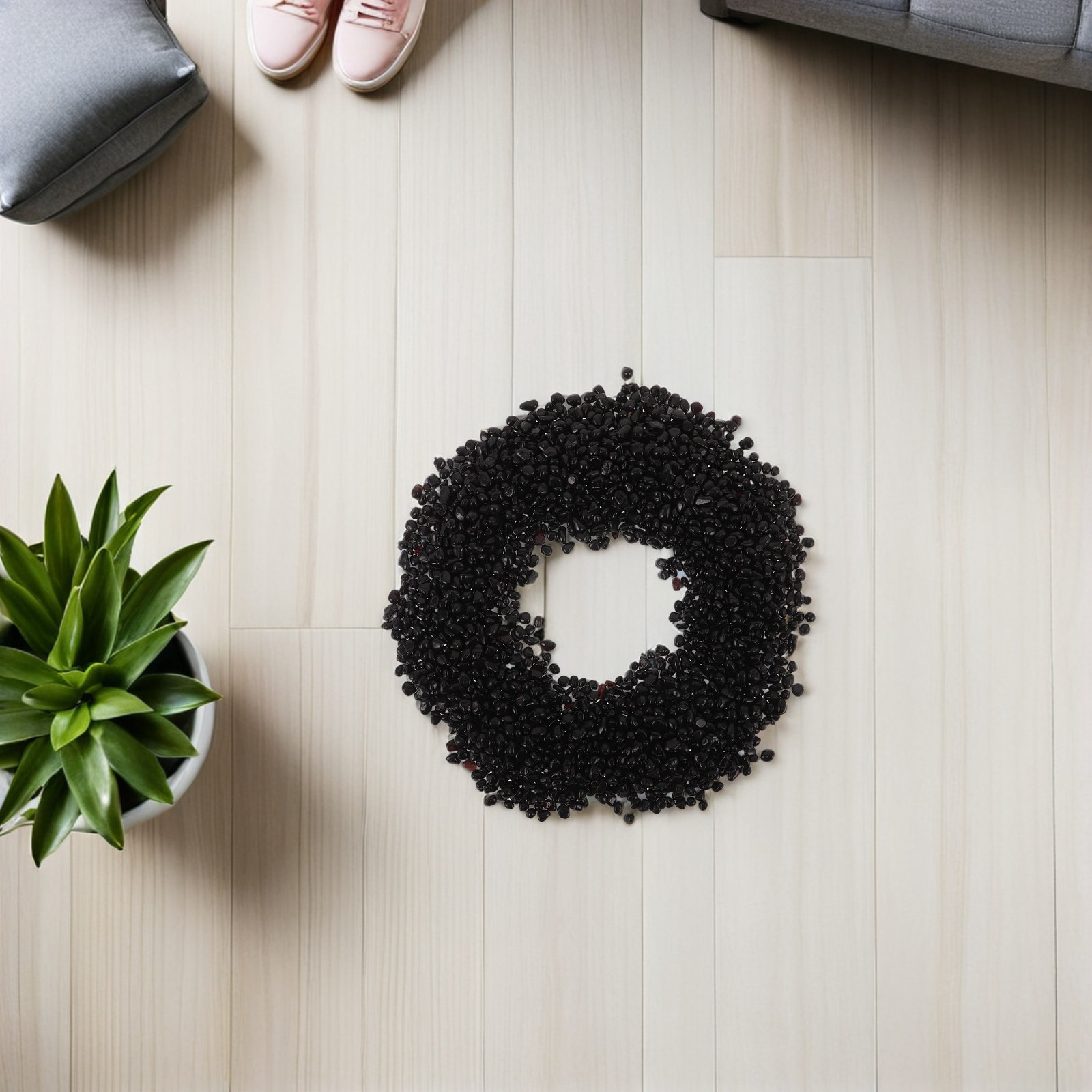 Black Gravel Aquarium Decorati - огляд і ціна Planted Aquarium With Gravel