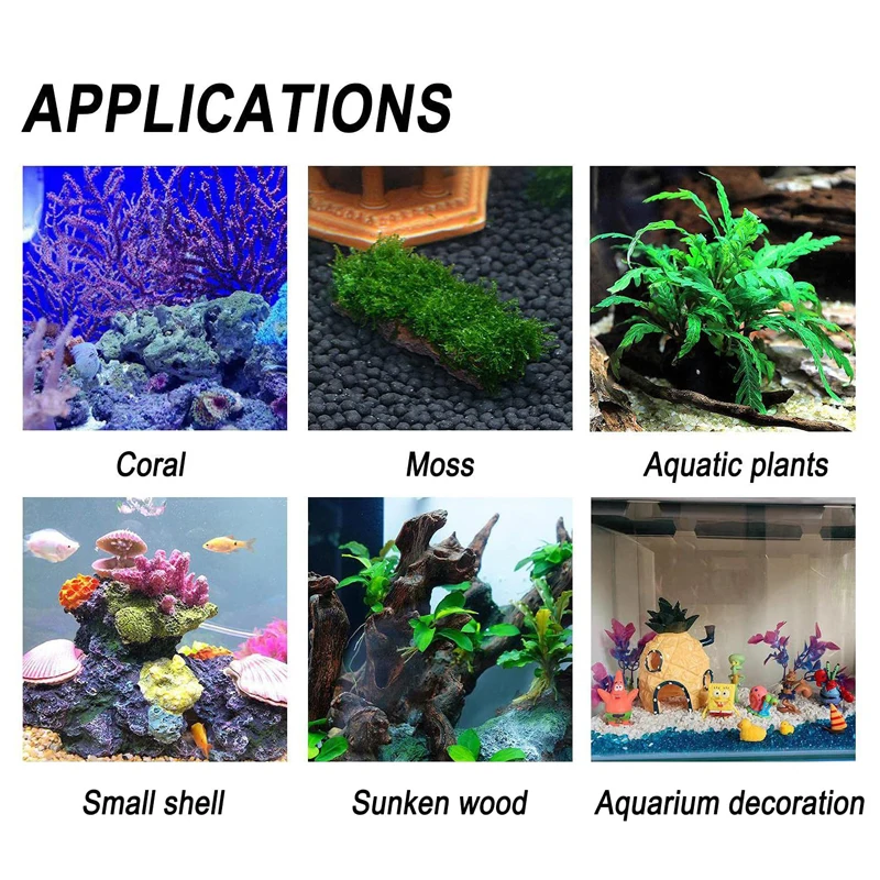 Fish Tank Landscaping Moss Glu - огляд і ціна Aquarium Plant Glue Gel