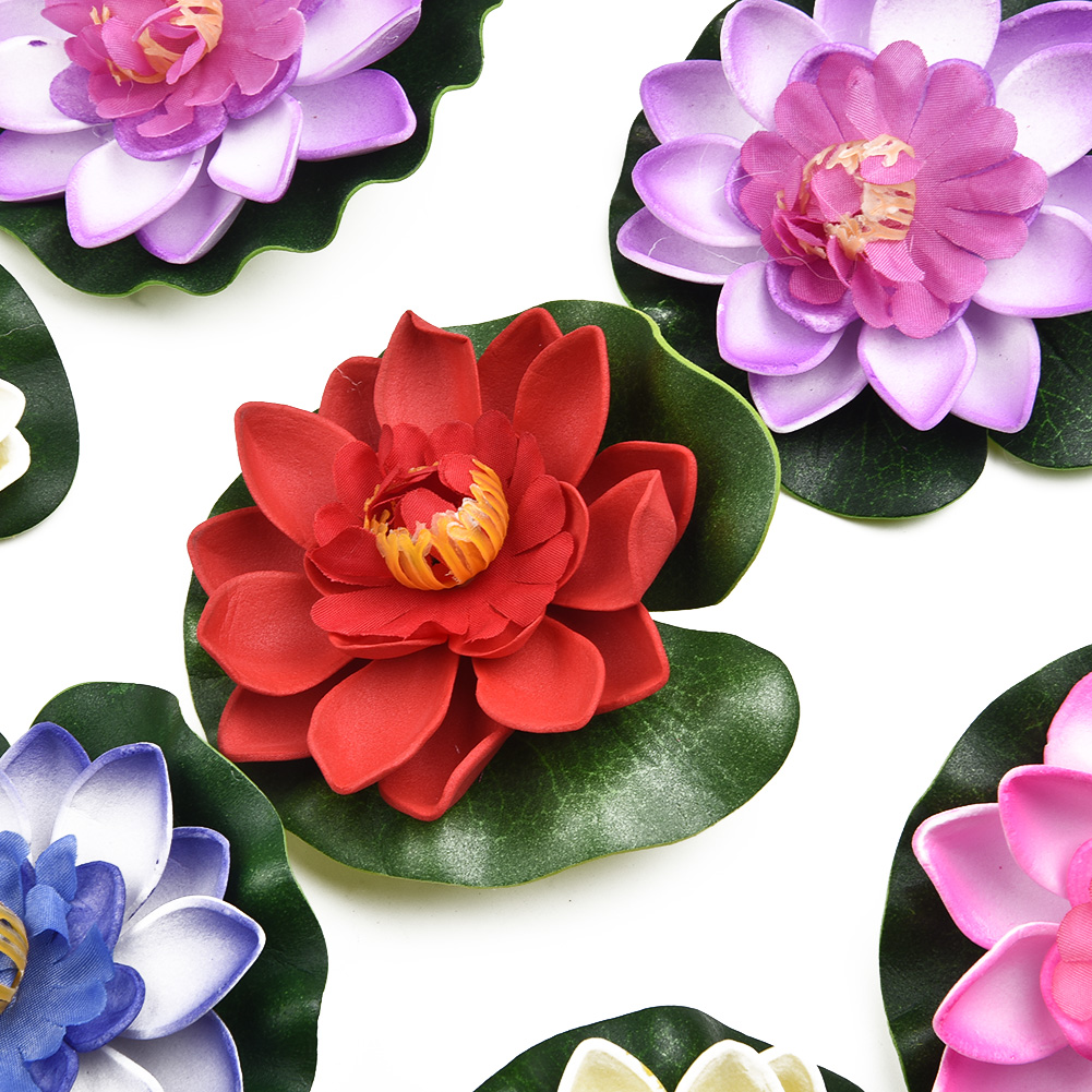 EVA-Based Artificial Lotus Flo - огляд і ціна Aquarium Plant Red Lotus