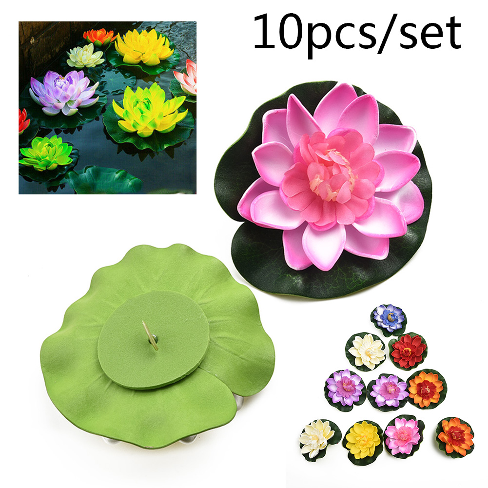 EVA-Based Artificial Lotus Flo - огляд і ціна Aquarium Plant Red Lotus