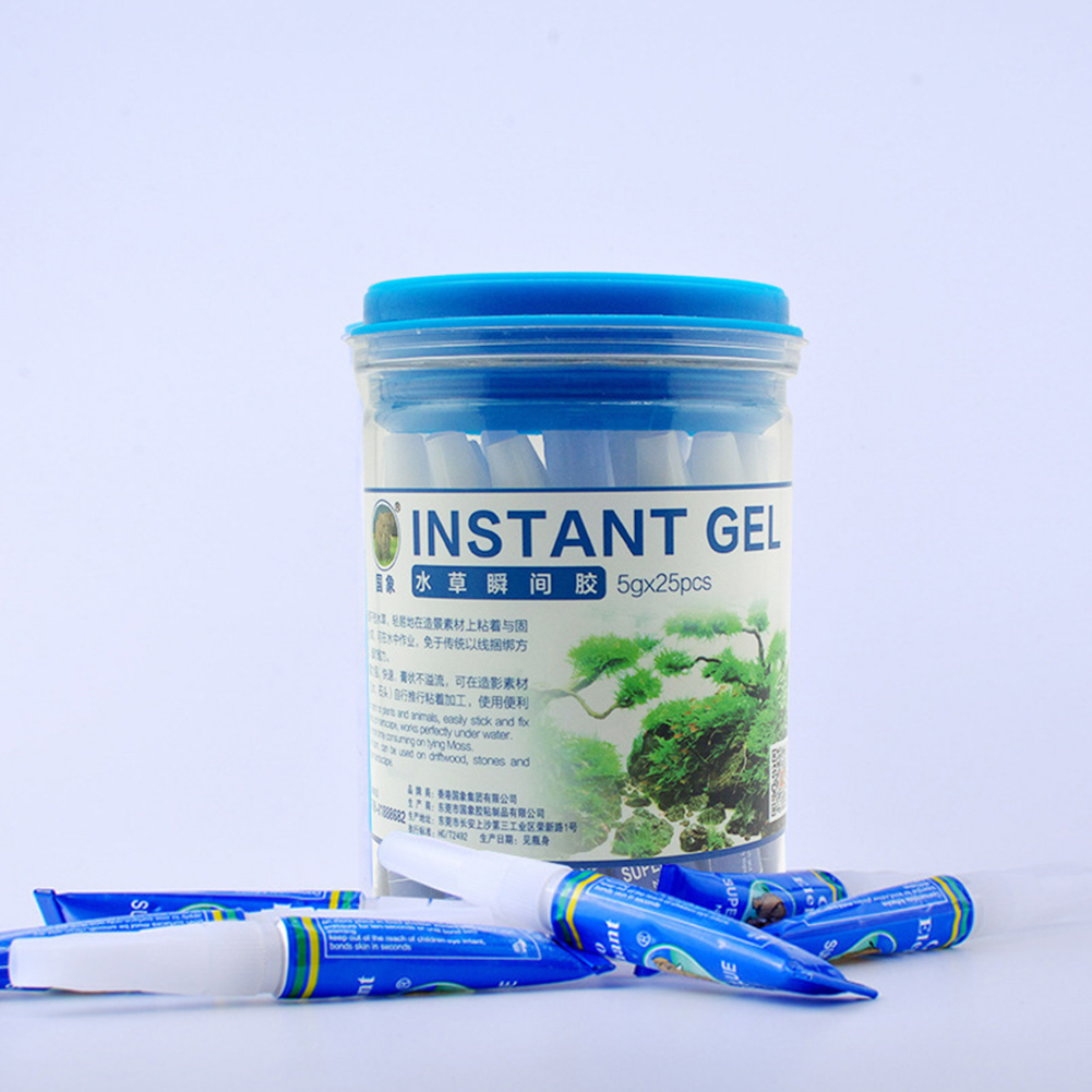 20-5Pcs Fish Tank Landscaping  - огляд і ціна Aquarium Plant Glue Gel