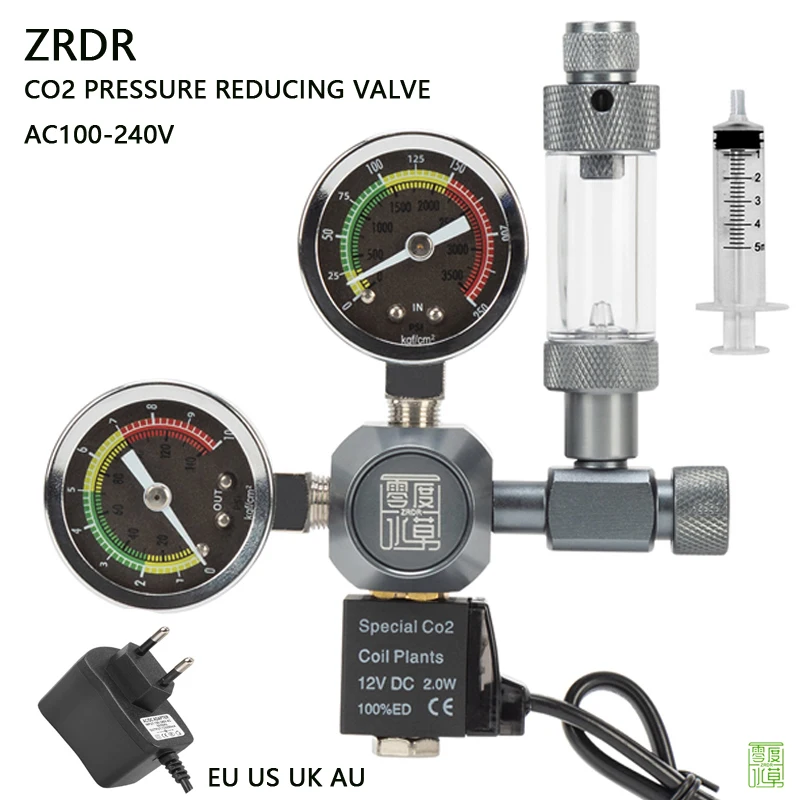 ZRDR Aquarium CO2 Regulator El - огляд і ціна Planted Aquarium Co2
