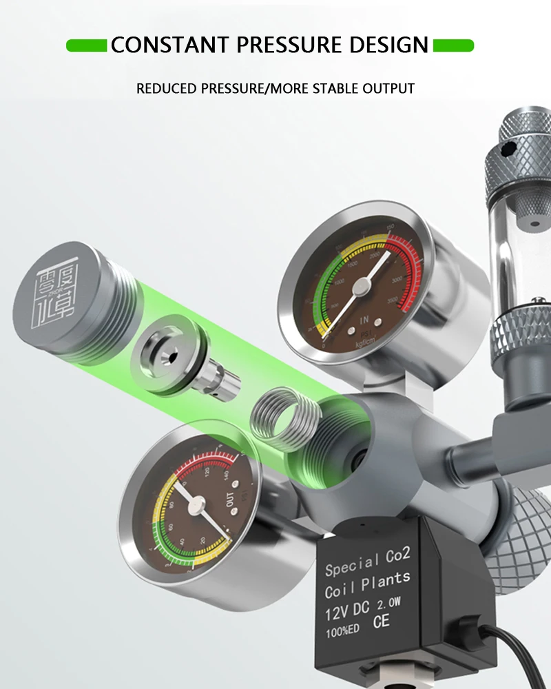 ZRDR Aquarium CO2 Regulator El - огляд і ціна Planted Aquarium Co2