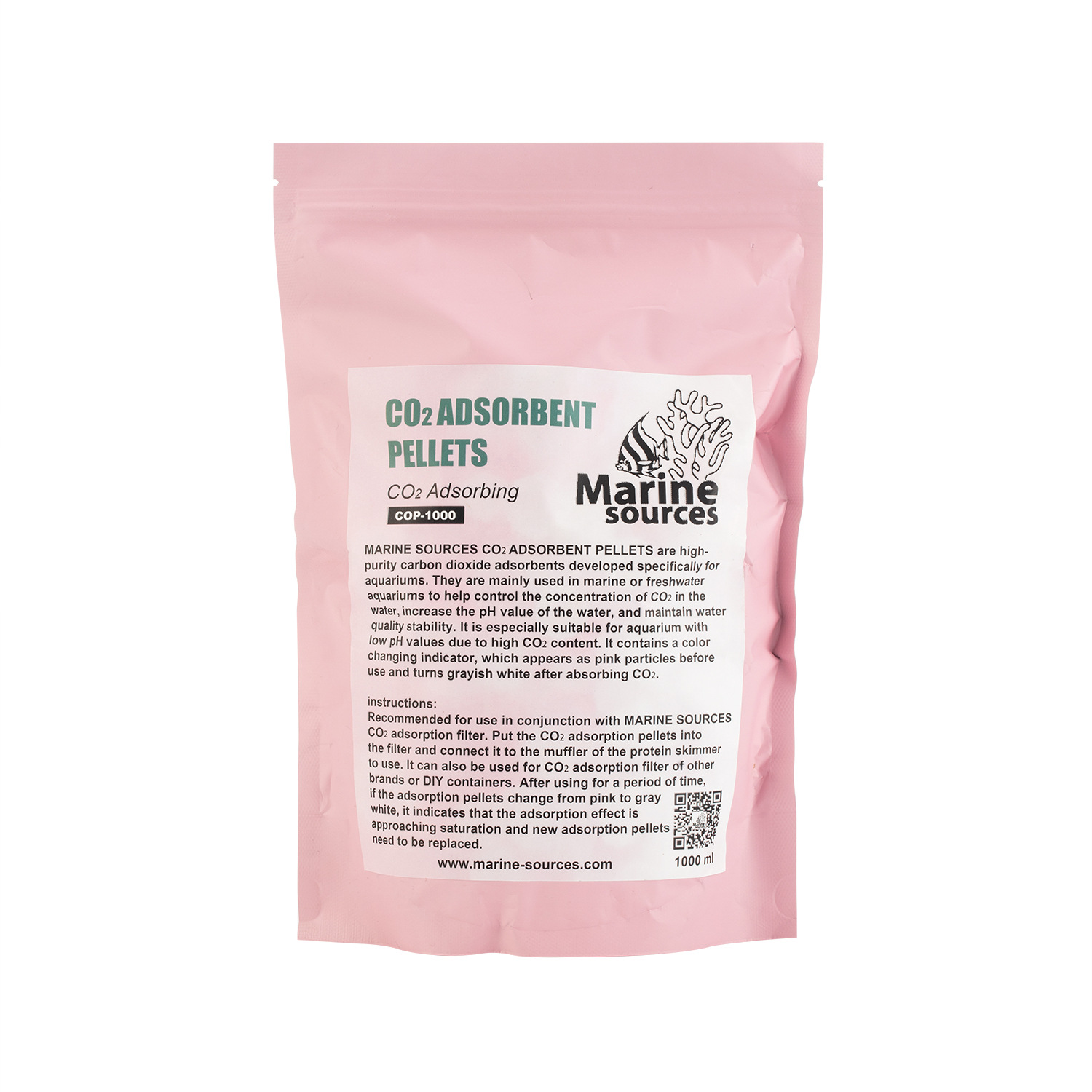 Marine Sources 1000ml CO2 Abso - огляд і ціна Planted Aquarium Ph