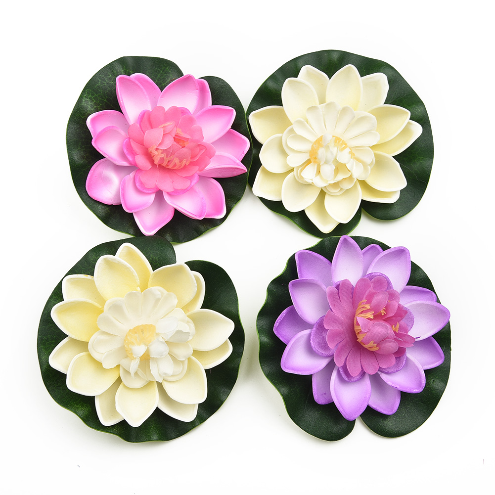Artificial Lotus Flower, EVA F - огляд і ціна Aquarium Plant Red Lotus