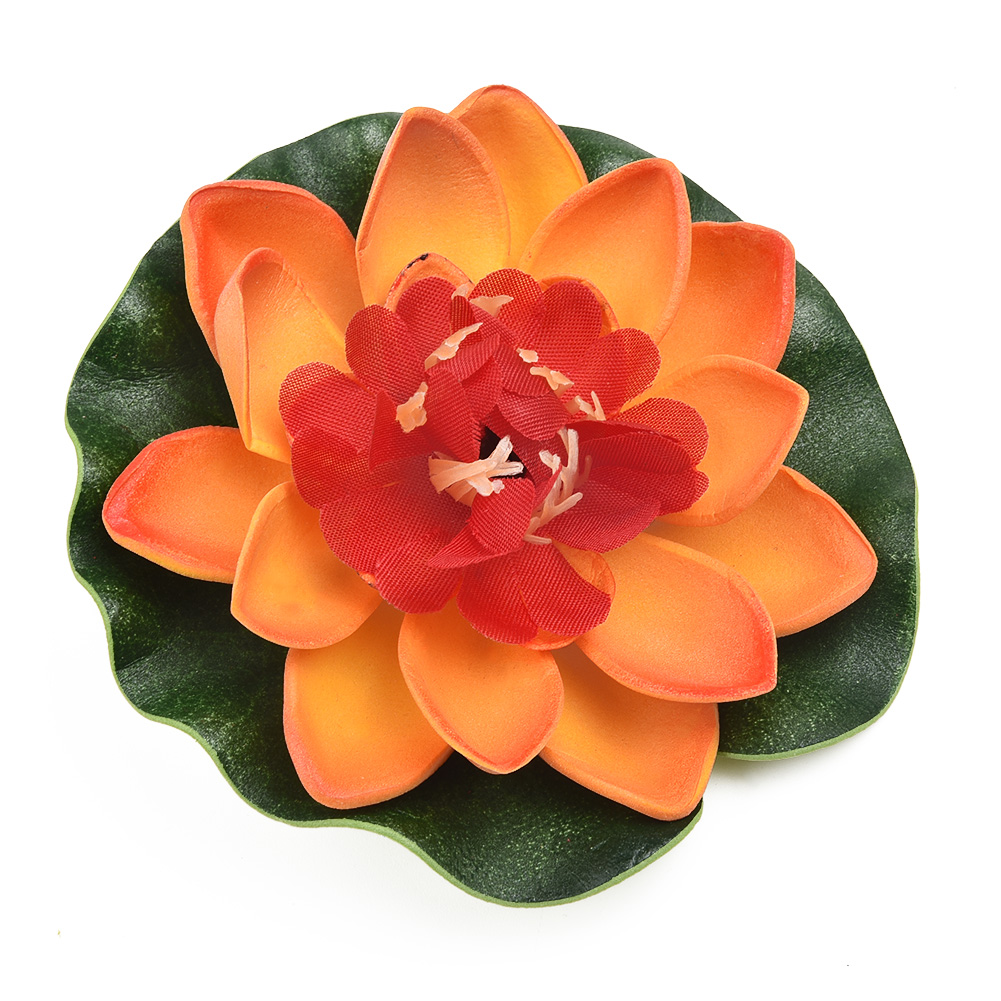 Artificial Lotus Flower, EVA F - огляд і ціна Aquarium Plant Red Lotus