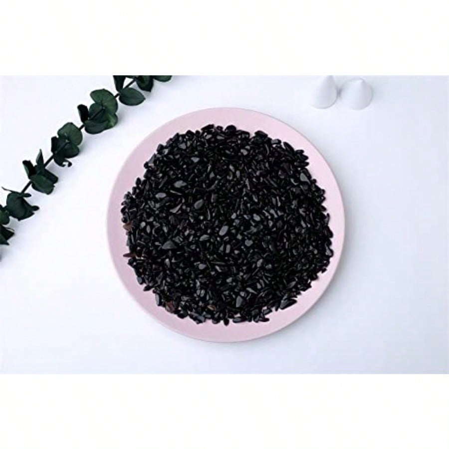 Natural Black Obsidian Crystal - огляд і ціна Planted Aquarium With Gravel