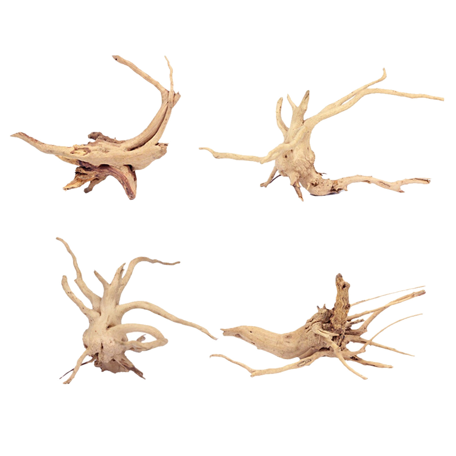 4Pcs Natural Driftwood Branch  - огляд і ціна Planted Aquarium Ph