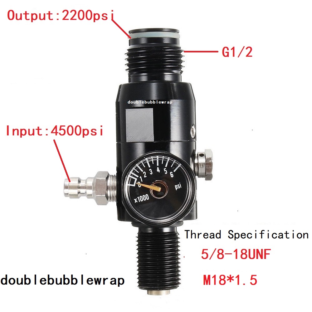 Regulator Valve 5/8-18UNF or M - огляд і ціна Planted Aquarium Co2