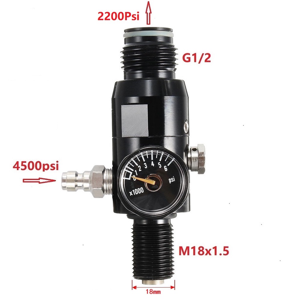 Regulator Valve 5/8-18UNF or M - огляд і ціна Planted Aquarium Co2