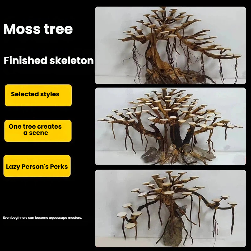 Aquarium Landscaping Moss Tree - огляд і ціна Aquarium Plant Growing