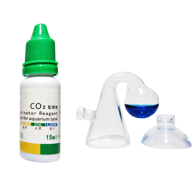 Aquarium CO2 Indicator Solutio - огляд і ціна Glass Co2 Drop Checker