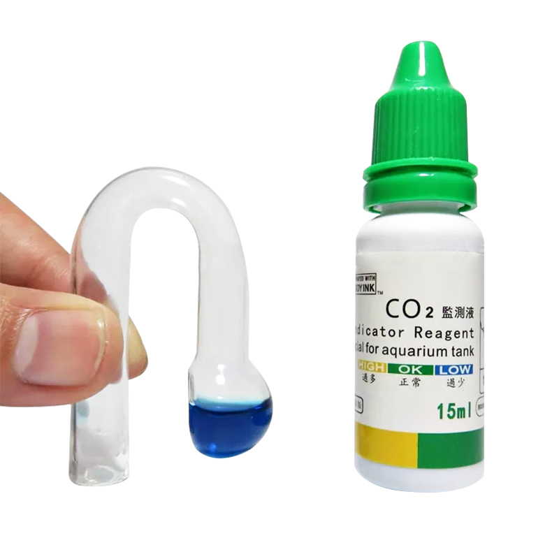 Aquarium CO2 Indicator Solutio - огляд і ціна Glass Co2 Drop Checker